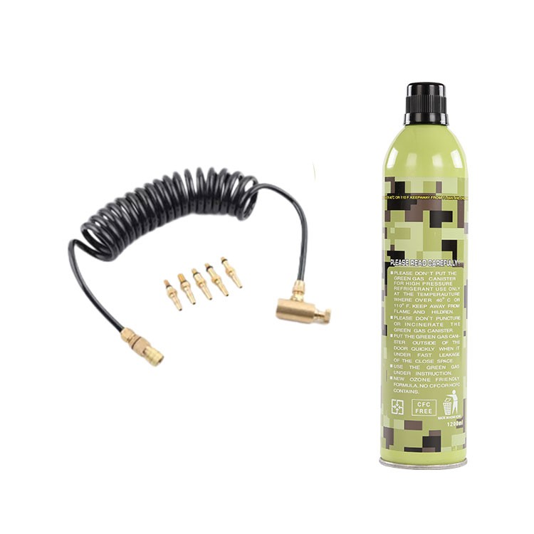 Output grøn gas til at spille Airsoft